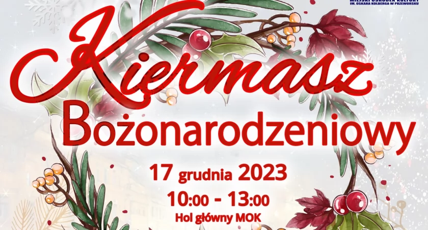Kiermasz Bożonarodzeniowy w Miejskim Ośrodku Kultury w Przeworsku