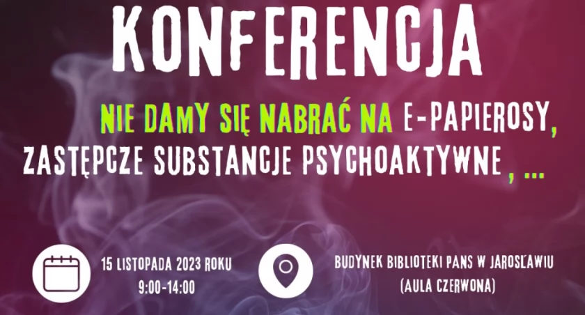 Konferencja w budynku biblioteki PANS w Jarosławiu: 