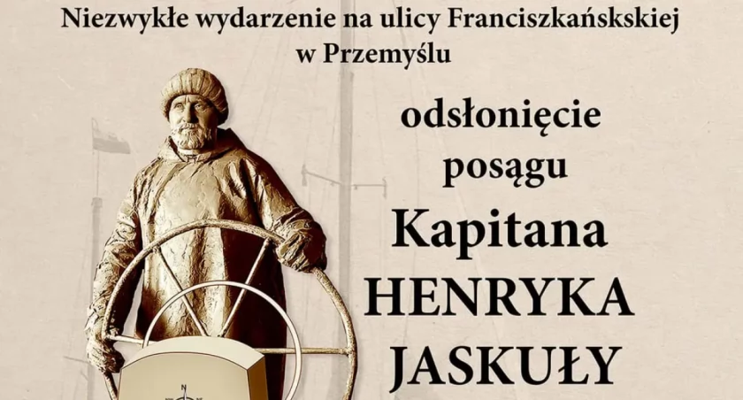 Odsłonięcie posągu Kapitana Henryka Jaskuły 