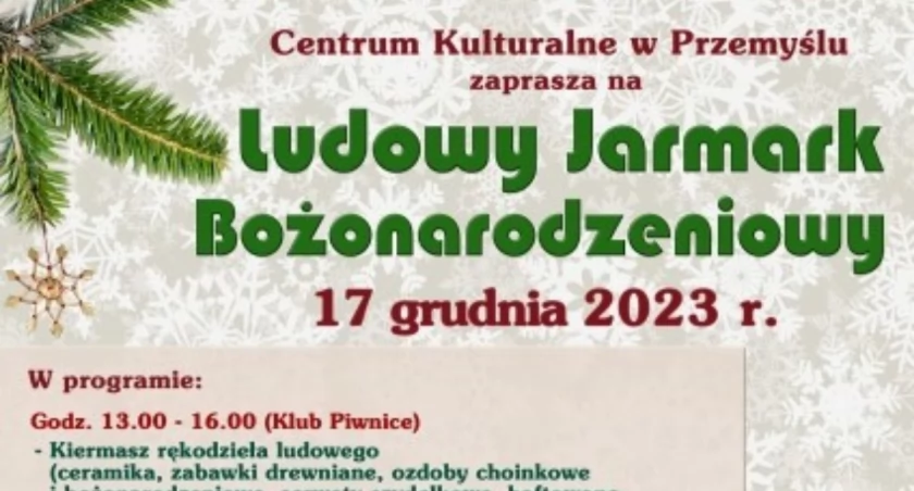 Ludowy Jarmark Bożonarodzeniowy w Przemyślu