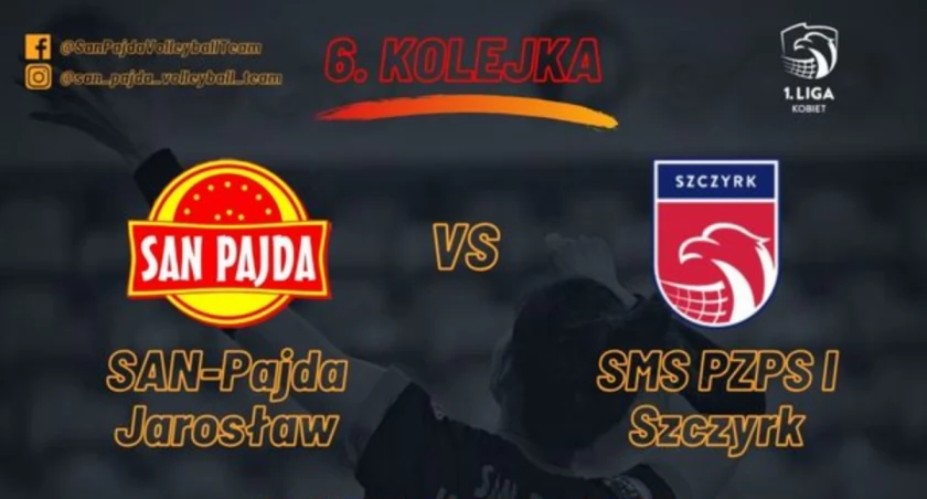 Ligowy mecz siatkarek SAN-Pajda Jarosław vs SMS PZPS Szczyrk w hali MOSiR