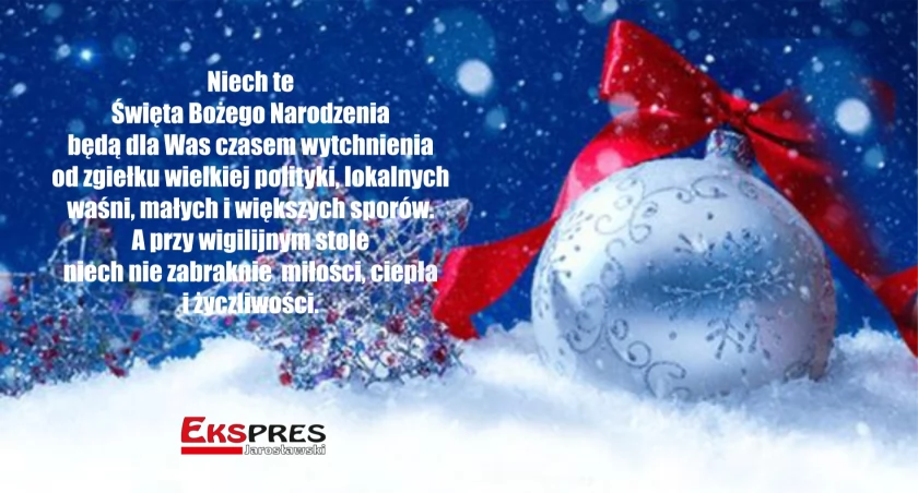 Życzenia z okazji Świąt Bożego Narodzenia