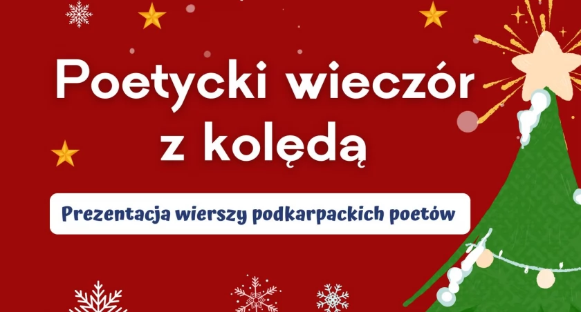 Poetycki wieczór z kolędą w Centrum Kultury w Przemyślu