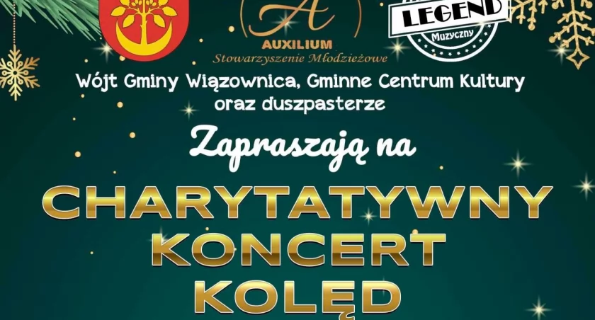 Charytatywny koncert kolęd dla Kacpra Sidora w Szówsku