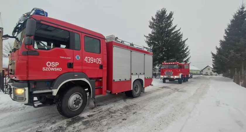 Wybuch pieca c.o. w Surochowie. Jedna osoba z poparzeniami trafiła do szpitala