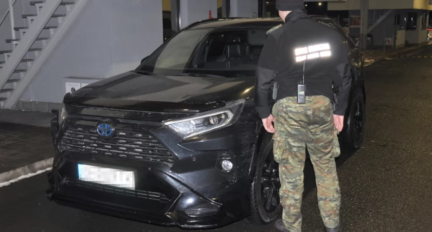 Skradziona we Włoszech toyota RAV4 została zatrzymana przez pograniczników z Korczowej