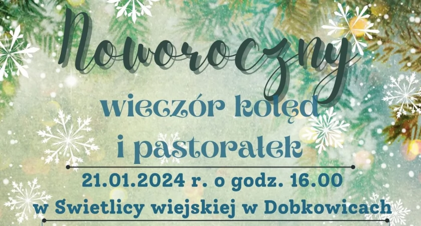 Noworoczny wieczór kolęd i pastorałek w Dobkowicach 