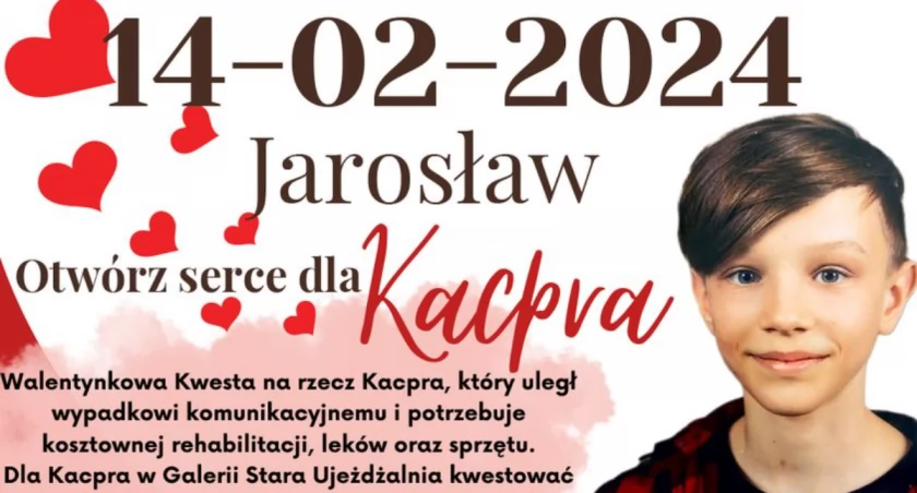 Otwórz serce dla Kacpra - koncert walentynkowy w Galerii Stara Ujeżdżalnia w Jarosławiu