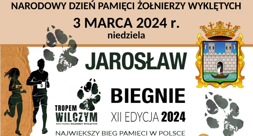 Bieg tropem wilczym w Jarosławiu - Narodowy Dzień Pamięci Żołnierzy Wyklętych 