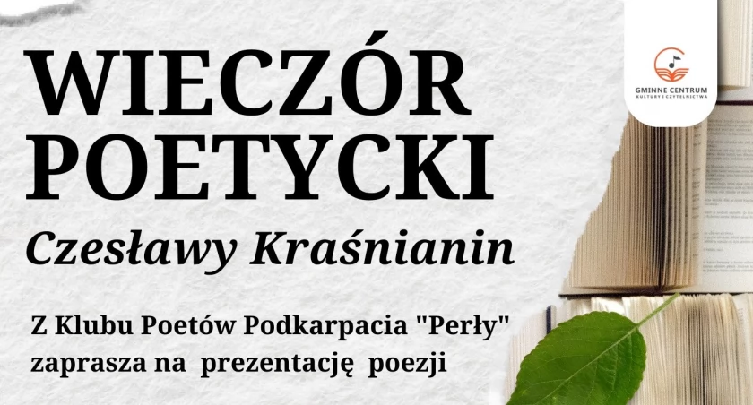 Wieczór Poetycki Czesławy Kraśnianin w Tryńczy