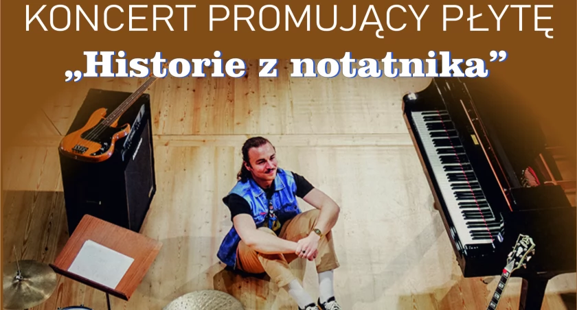 Kacper Bator z Zespołem - koncert promujący płytę Historie z notatnika w Zamku Kazimierzowskim w Przemyślu