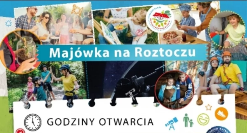 Majówka na Roztoczu: obserwatorium w Tymcach, stacja i park linowy w Baszni Dolnej