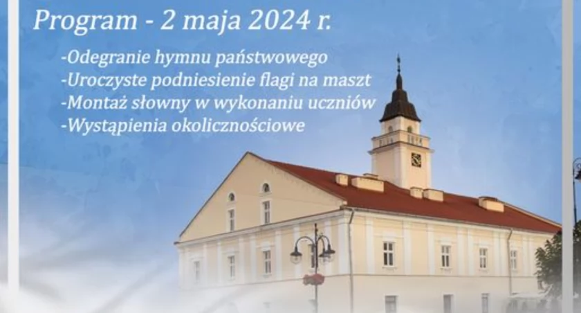 2 Maja Święto Flagi na Rynku w Sieniawie