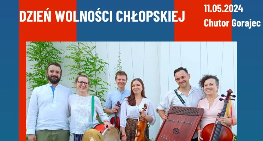 Chłopska potańcówka z  C.K. Kapela podczas Dnia Wolności Chłopskiej w Chutorze Gorajec 