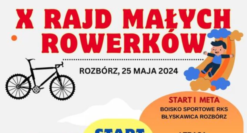 X Rajd Małych Rowerków w Rozborzu