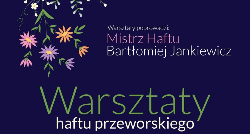 Warsztaty haftu przeworskiego w Muzeum w Przeworsku