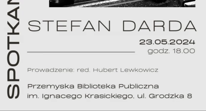 Spotkanie autorskie ze Stefanem Dardą w Przemyskiej Bibliotece Publicznej