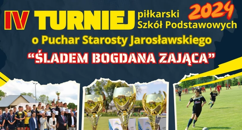 IV Turniej Piłkarski Szkół Podstawowych o Puchar Starosty Jarosławskiego Śladami Bogdana Zająca w Roźwienicy
