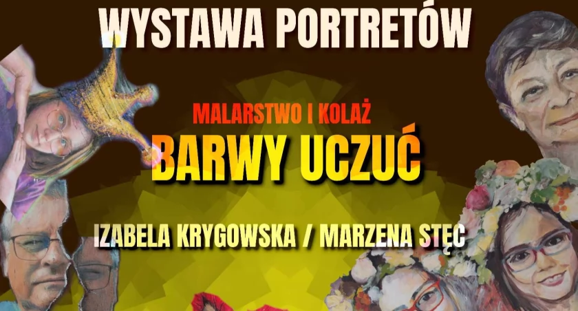 Zakończenie Wystawy Portretów MALARSTWO I KOLAŻ Barwy uczuć - Izabela Krygowska i Marzena Stęc w Miejskiej Bibliotece Publicznej w Jarosławiu  