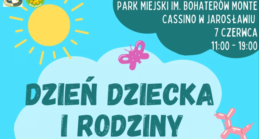 Dzień Dziecka i Rodziny z Towarzystwem Przyjaciół Dzieci w Parku Miejskim w Jarosławiu