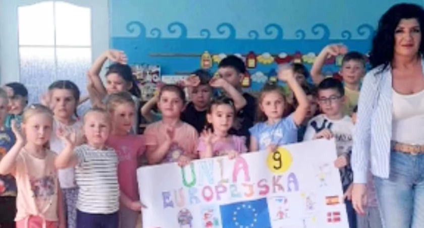 Wydarzenie eTwinning „20 Lat Razem - Polska i Europa” w Miejskim Przedszkolu nr 9 im. Jana Brzechwy w Jarosławiu