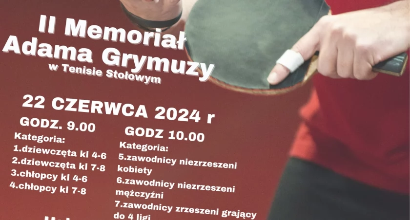 II Memoriał Adama Grymuzy w Tenisie Stołowym w Rokietnicy Woli 