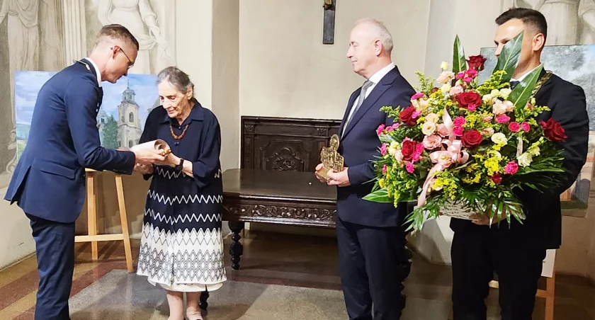 Barbara Czartoryska, bratanica bł. o. Michała, patrona miasta, Honorową Obywatelką Jarosławia 
