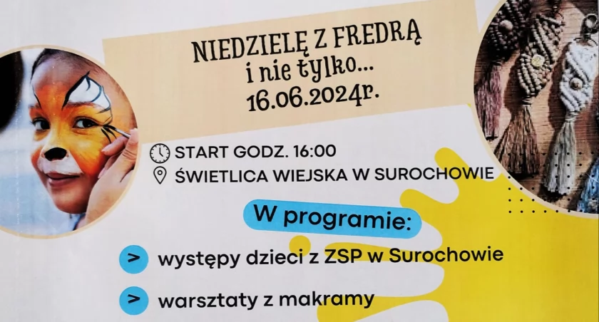 Niedziela z Fredrą i nie tylko... Festyn w Surochowie