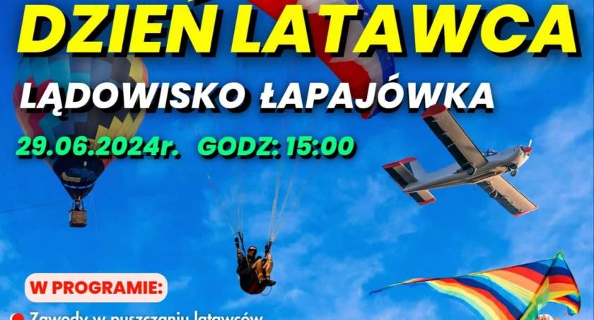 Dzień Latawca - Lądowisko Łapajówka w gminie Zarzecze