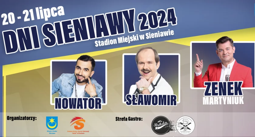 Zenek Martyniuk i Sławomir na Dniach Sieniawy