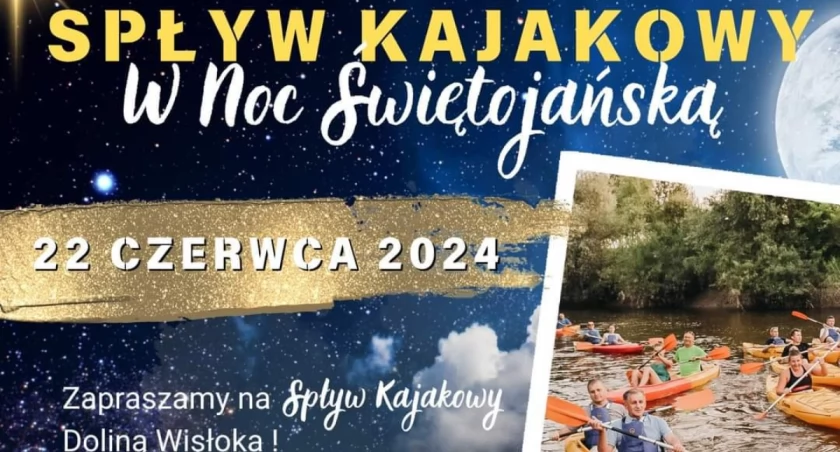 Spływ Kajakowy Doliną Wisłoka w Noc Świętojańską - Tryńcza