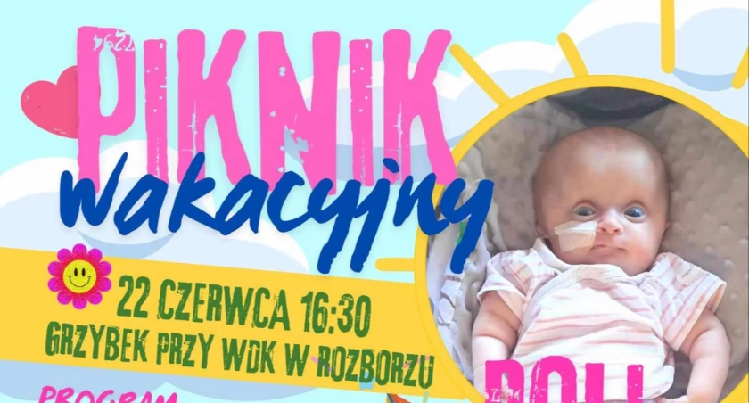 Piknik Wakacyjny dla Poli w Rozborzu