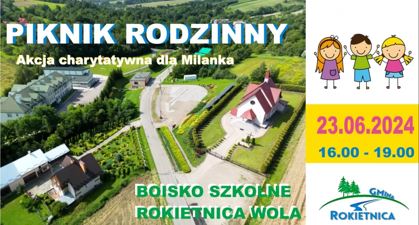 Piknik Rodzinny w Rokietnicy Woli - pomoc dla Milanka