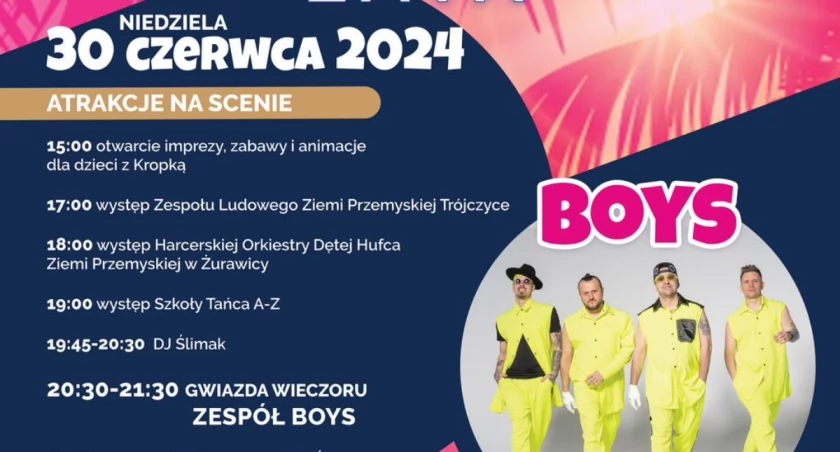 Koncert zespołu BOYS - powitanie lata w Bolestraszycach