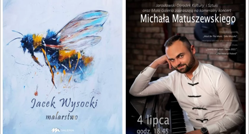 Wystawa malarstwa Jacka Wysockiego i koncert kameralny Michała Matuszewskiego w Jarosławskim Ośrodku Kultury i Sztuki 