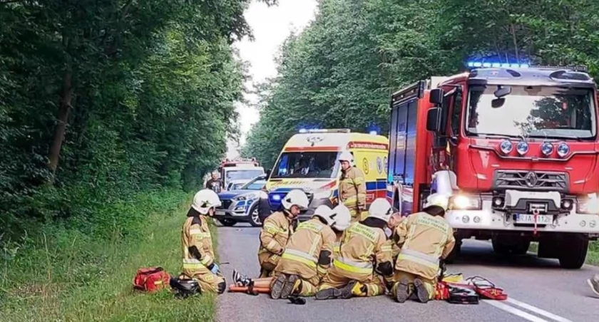 Dwa wypadki motocyklistów: w Mołodyczu i w Siedleczce