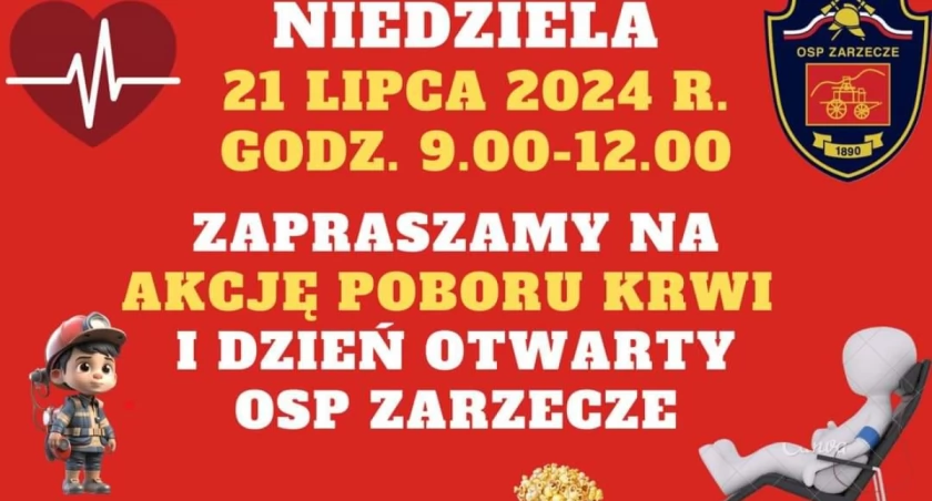 Dzień Otwarty OSP Zarzecze połączony z Akcją Poboru Krwi 