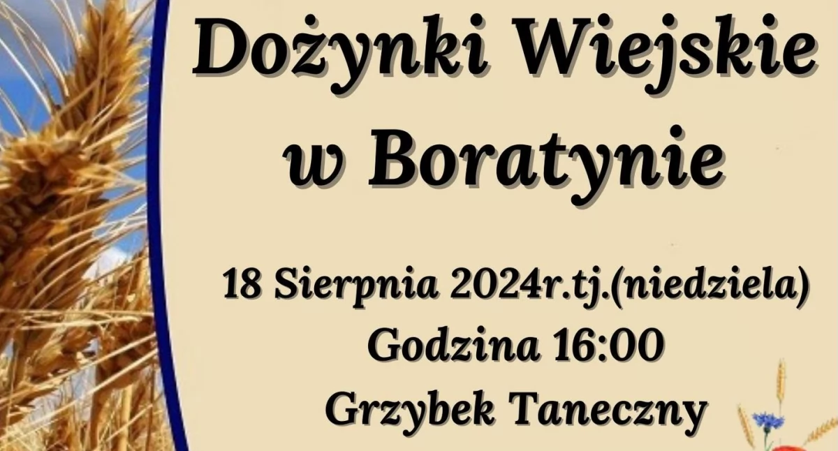 Dożynki wiejskie w Boratynie (gm. Chłopice)