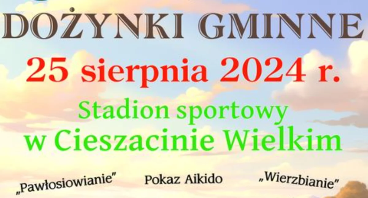 Dożynki gminne w Cieszacinie Wielkim (gm. Pawłosiów)
