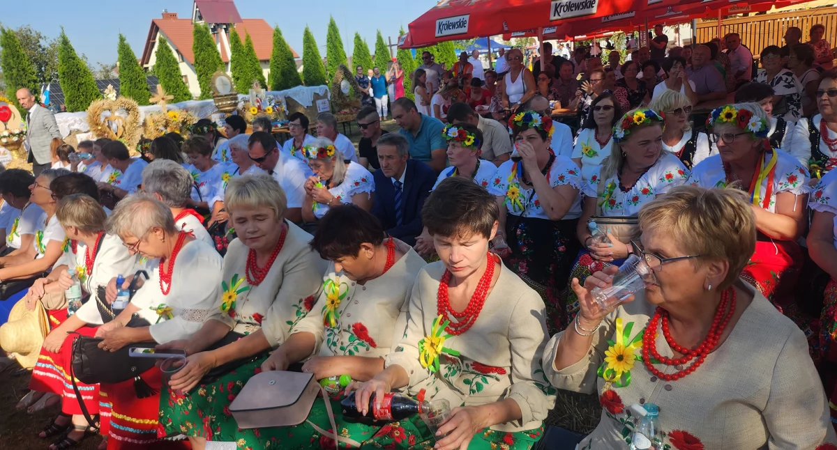 Mieszkańcy miasta i gminy Sieniawa świętowali w Leżachowie zakończenie żniw 