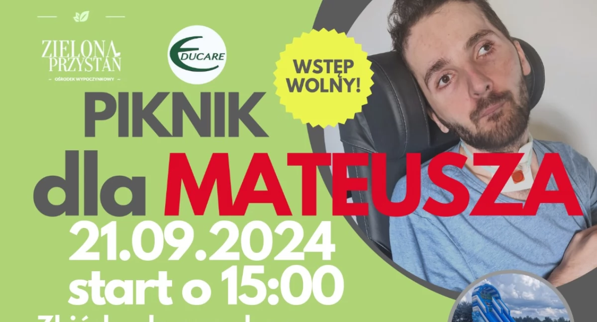 Piknik charytatywny dla Mateusza już w sobotę w Zielonej Przystani w Manasterzu