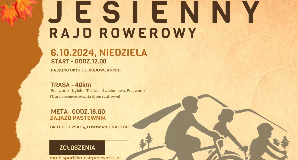 Jesienny rajd Rowerowy w Przeworsku