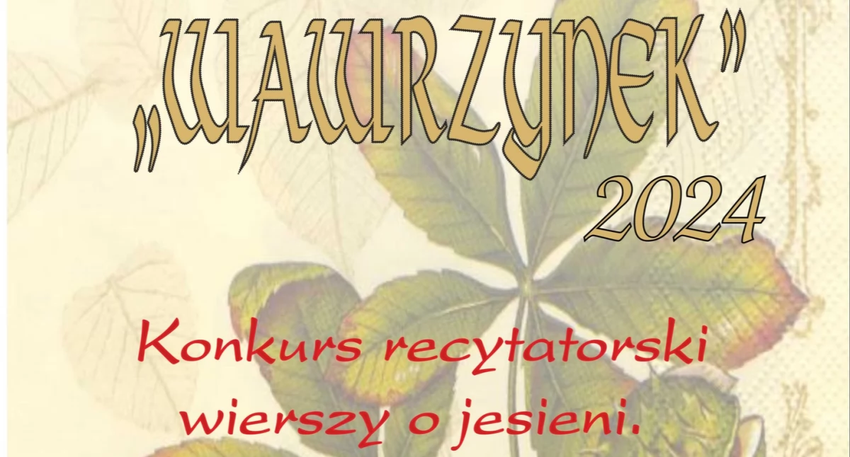Wawrzynek 2024. Konkurs recytatorski wierszy o jesieni w Jarosławiu