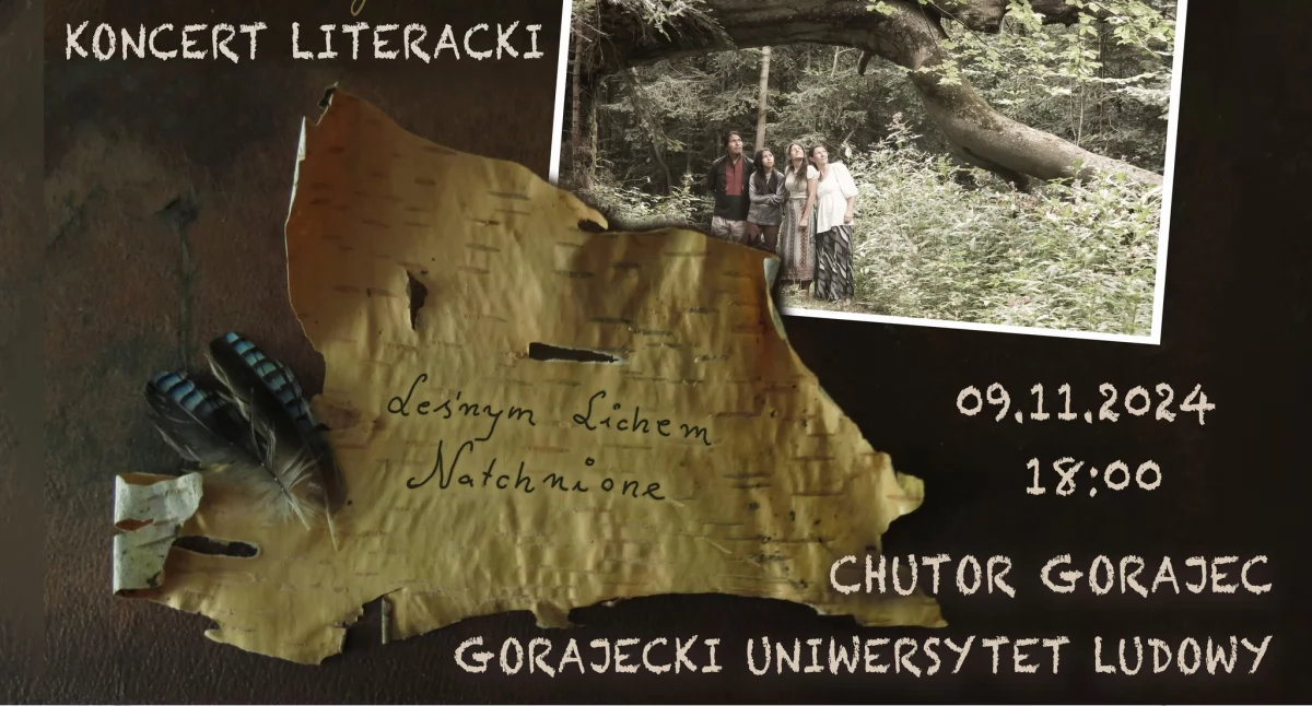Koncert Literacki w Gorajeckim Uniwersytecie Ludowym 