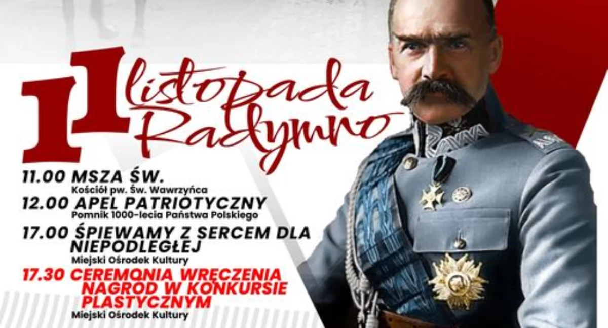Miejskie obchody Narodowego Święta Niepodległości w Radymnie