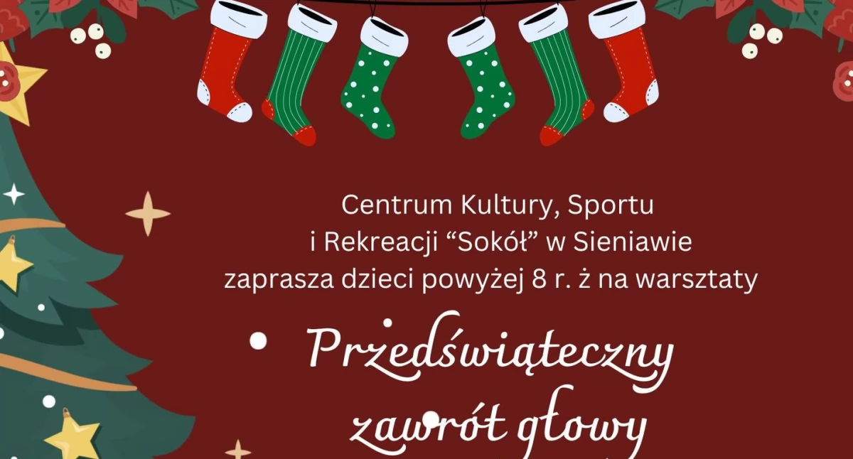 Przedświąteczny zawrót głowy. Warsztaty kreatywne - wieniec świąteczny