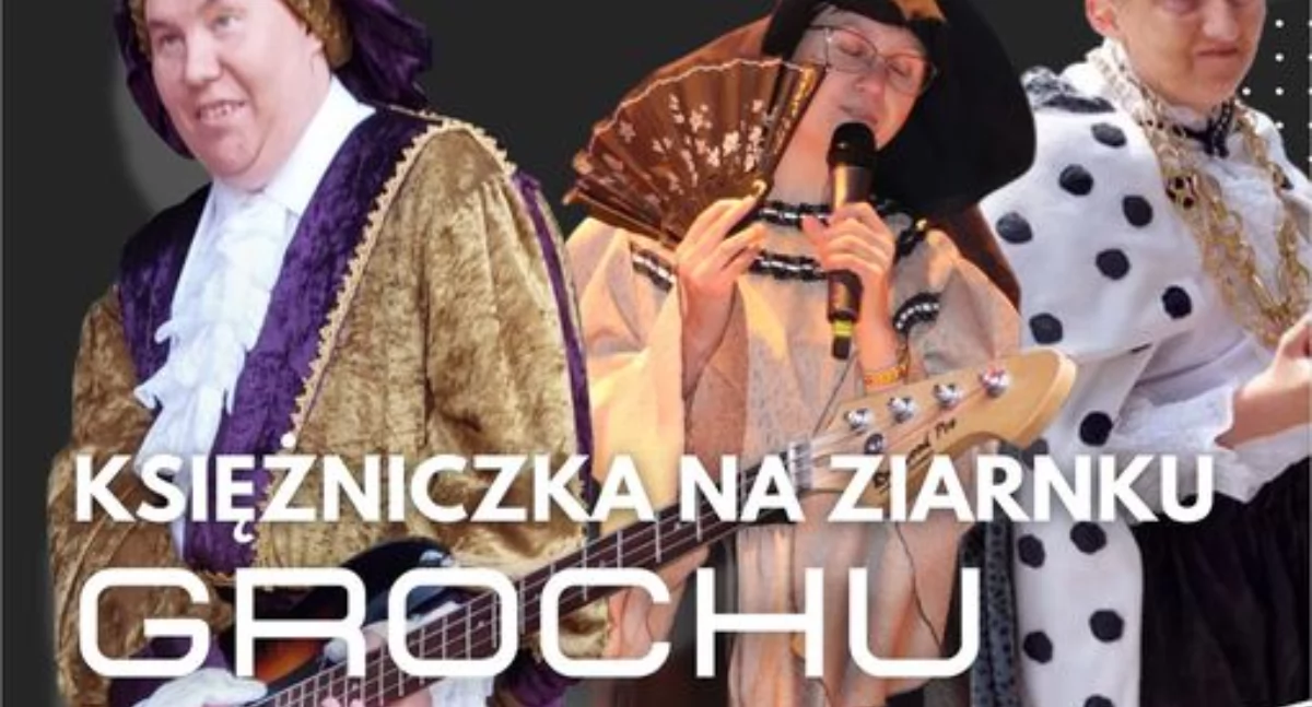 Księżniczka na ziarnku grochu. Spektakl Grupy Teatralnej MY Z KASZTANOWEJ w MOK-u w Przeworsku