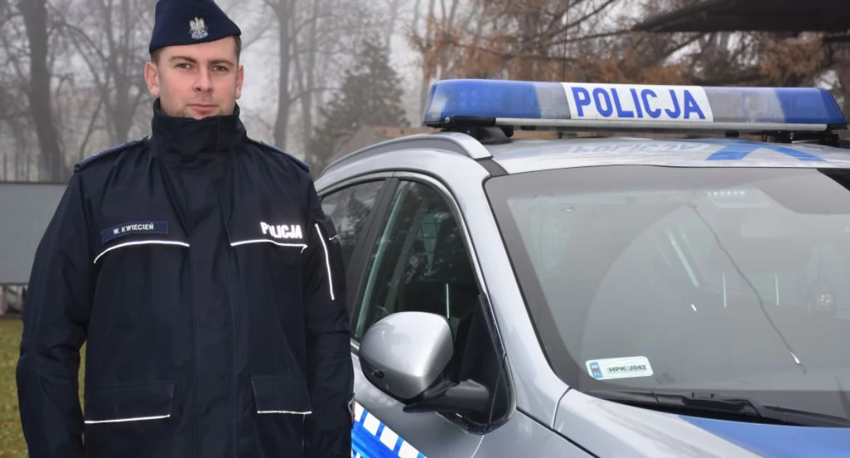 46-latek chciał skoczyć z mostu. Uratował go policjant