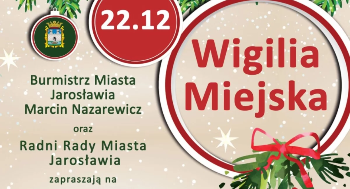 Wigilia miejska w Jarosławiu