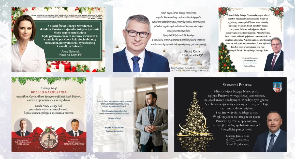 Życzenia z okazji Świąt Bożego Narodzenia dla Czytelników Ekspresu Jarosławskiego 